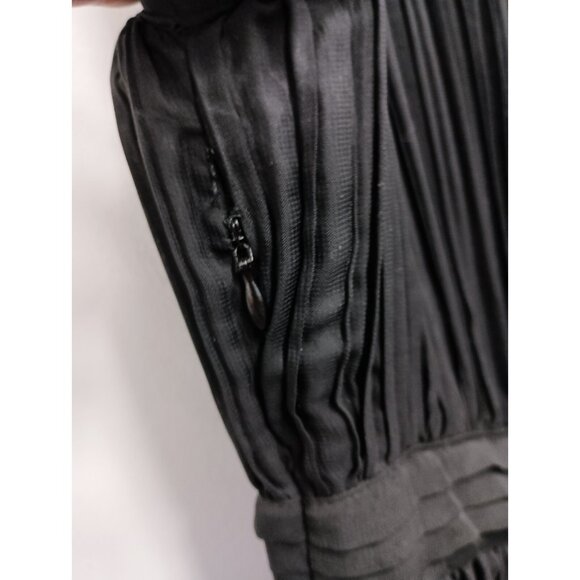 Blush By Young Threadd Maxi Dress Small Black Lace Formal Party Holiday Fairy - Picture 10 of 12